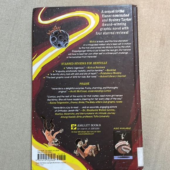 🌈2/$8  How Mira Met a Meteorite #2 in the Hereville Series - Picture 2 of 12